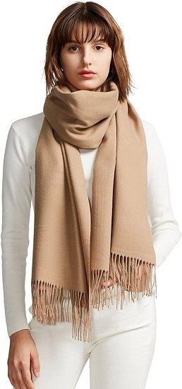 Women's Scarf Shawls and Wraps for Evening Dresses Travel Office Winter Cashmere Feel Large Scarves