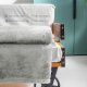 Plush Extra Large Fleece Throw Blanket for Couch,Bed and Sofa (50x70 inches, Light Grey) Soft, Warm, Lightweight