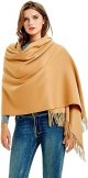 Extra Large Wool Shawl Soft Pashmina Wrap Winter Scarf for Women